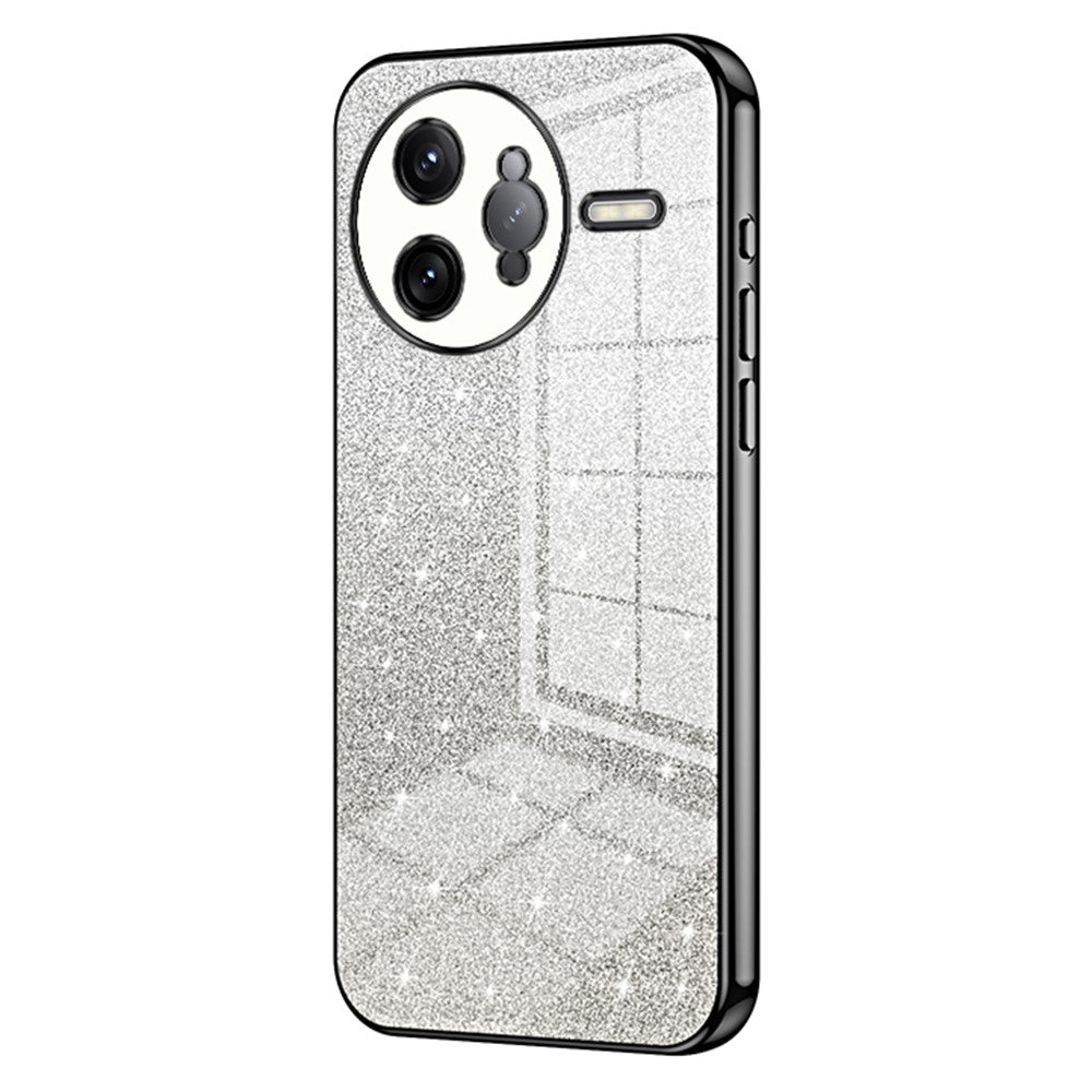 For Xiaomi Poco F7 Ultra 5G / Redmi K80 Pro 5G Case Electroplating Gradient Glitter TPU Phone Cover