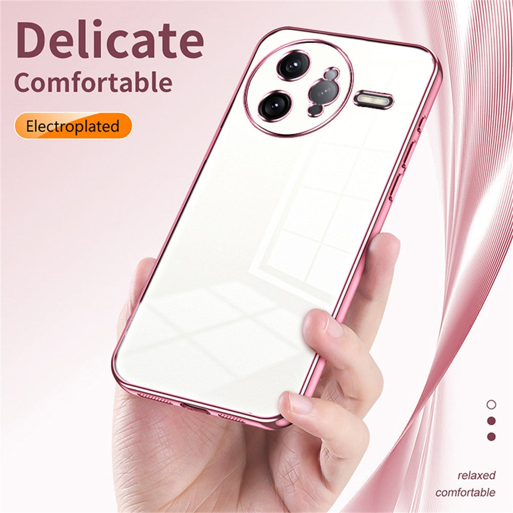 For Xiaomi Poco F7 Ultra 5G / Redmi K80 Pro 5G Case Electroplating Frame Soft TPU Phone Cover