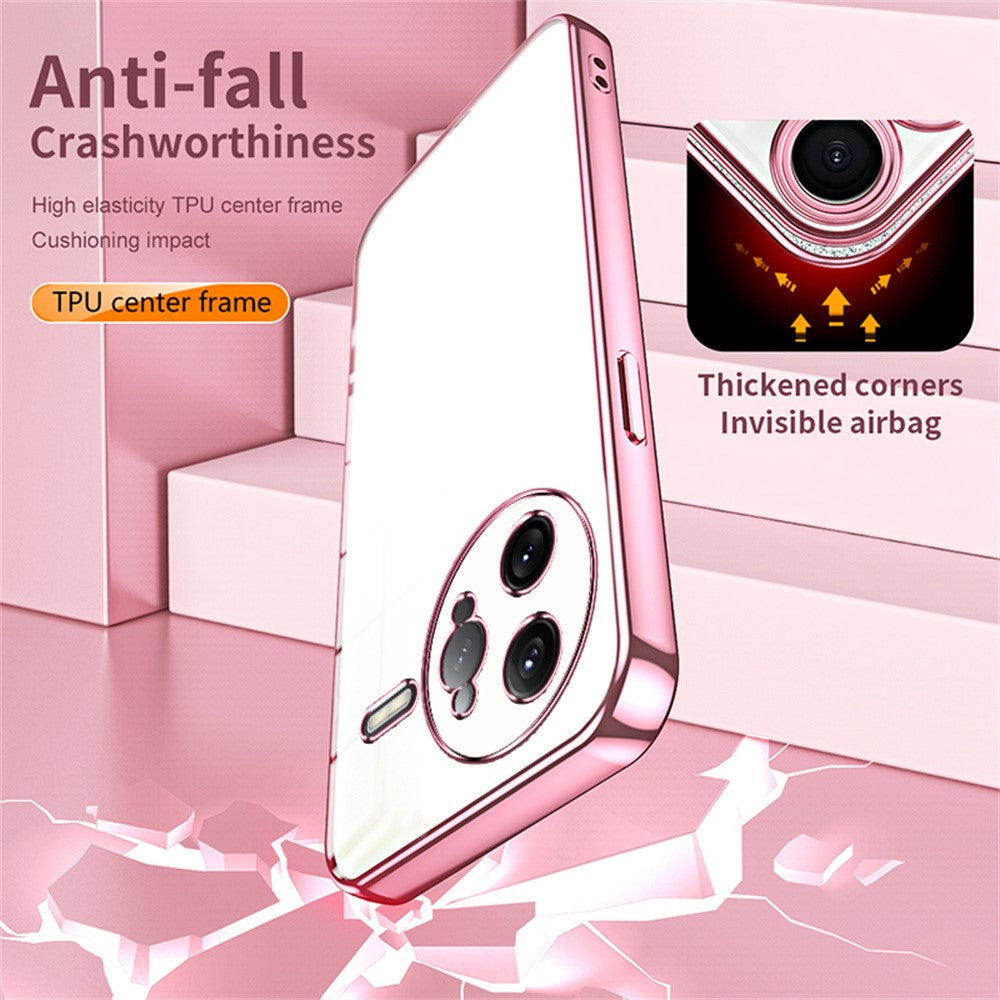 For Xiaomi Poco F7 Ultra 5G / Redmi K80 Pro 5G Case Electroplating Frame Soft TPU Phone Cover