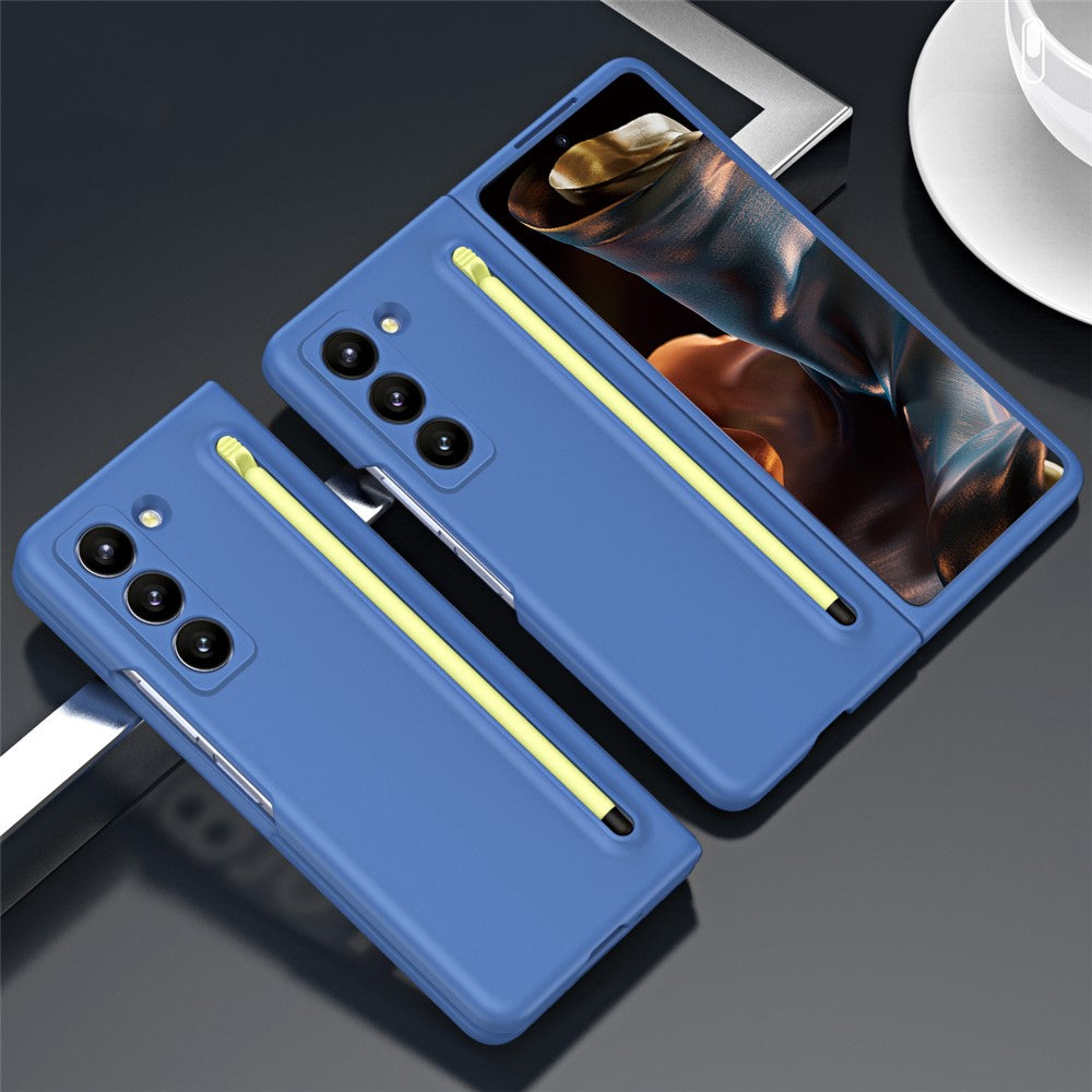 Phone Case with Stylus for Samsung Galaxy Z Fold Special Hard PC Back Cover