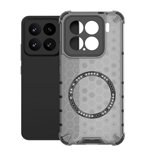 Xiaomi 15 Handyhülle – Magnetische im Wabendesign aus TPU + PC