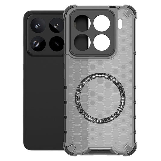 Xiaomi 15 Pro Handyhülle – Magnetische im Wabendesign aus TPU + PC