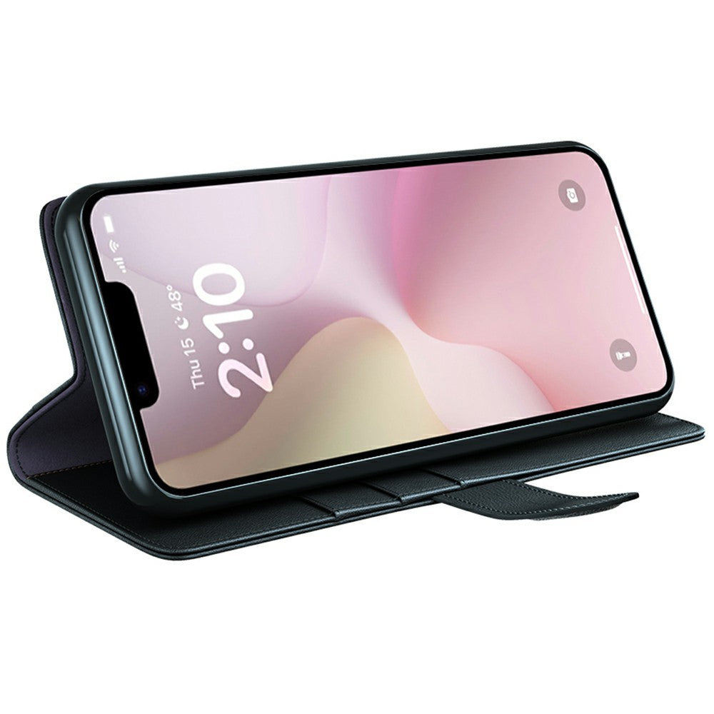 iPhone 16e Echtleder Hülle mit Kartenfach