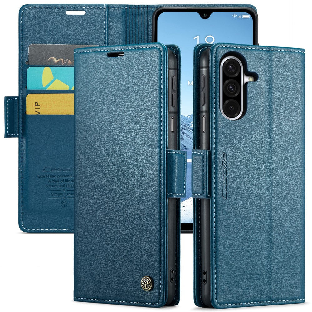Galaxy A26 5G Glänzende Wallet-Hülle – RFID-Schutz & Ständer