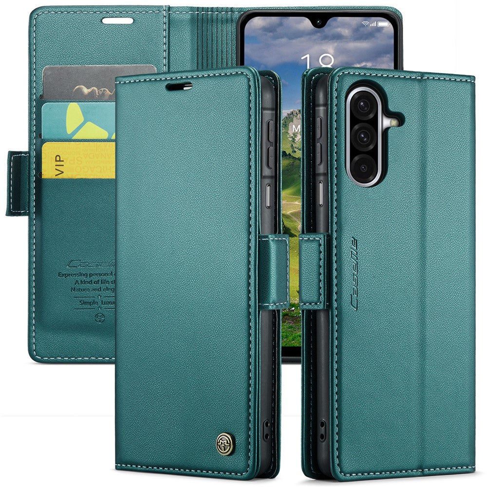 Galaxy A26 5G Glänzende Wallet-Hülle – RFID-Schutz & Ständer