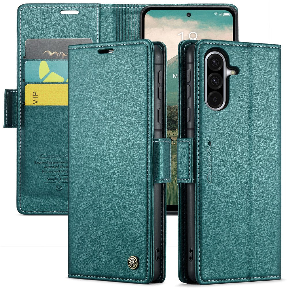 Galaxy A36 5G Glänzende Wallet-Hülle – RFID-Schutz & Ständer