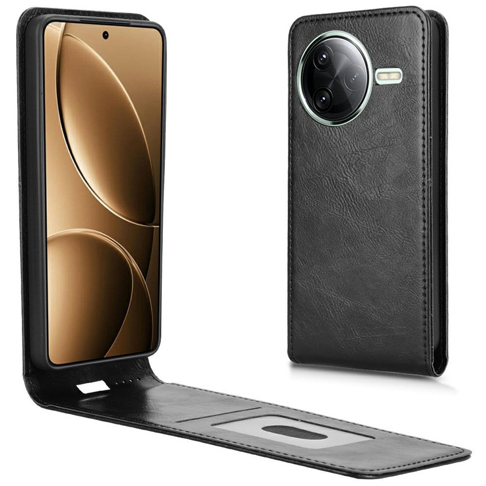 For Xiaomi Poco F7 Ultra 5G / Poco F7 Pro 5G / Redmi K80 5G / K80 Pro 5G Case with Card Slot Magnetic Vertical Flip Leather Phone Cover