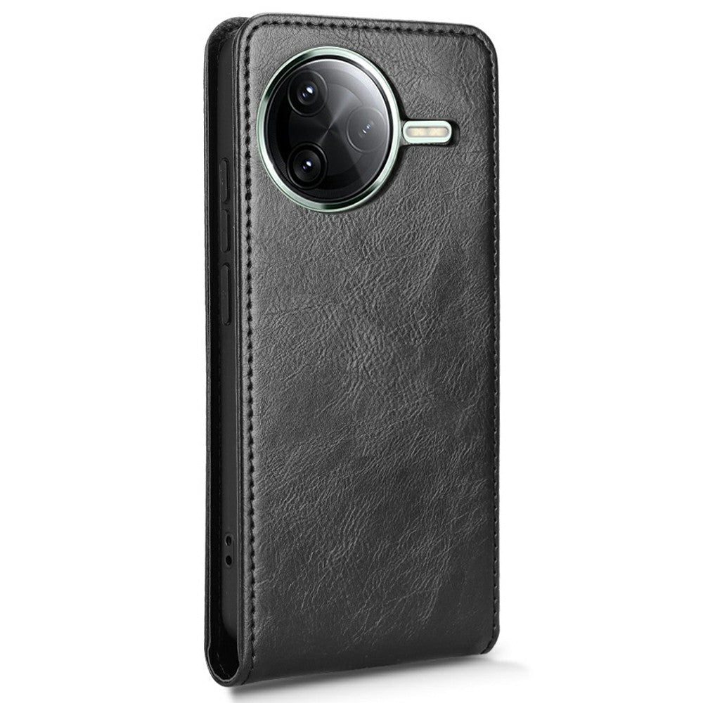 For Xiaomi Poco F7 Ultra 5G / Poco F7 Pro 5G / Redmi K80 5G / K80 Pro 5G Case with Card Slot Magnetic Vertical Flip Leather Phone Cover