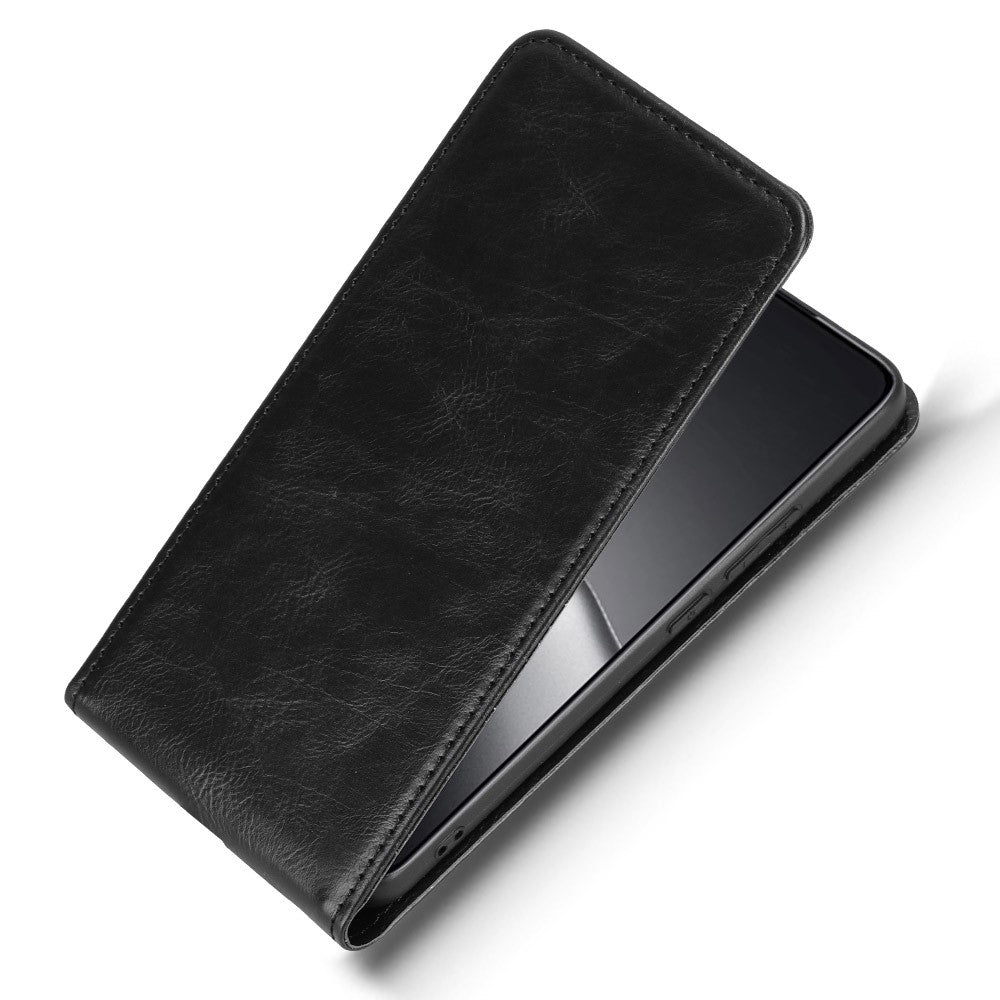 For Xiaomi 14T Pro Case with Card Slot Magnetic Vertical Flip Leather Phone Cover