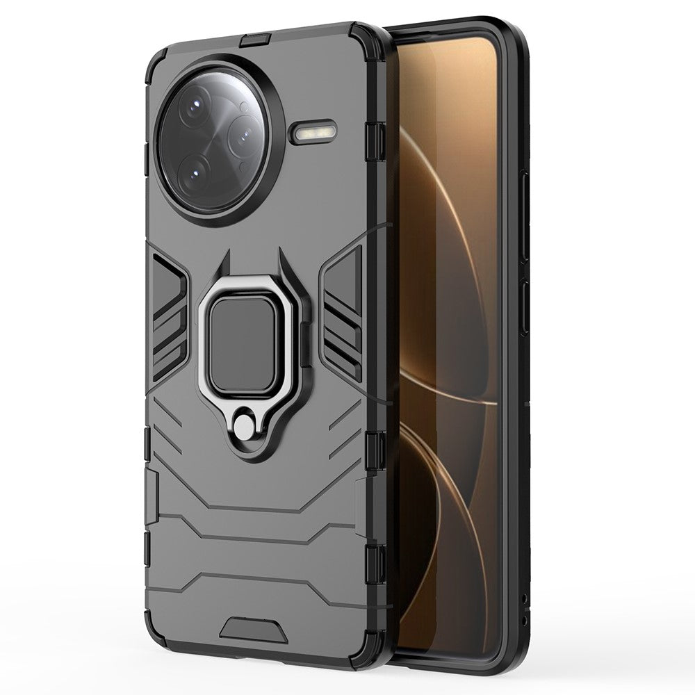 For Xiaomi Poco F7 Ultra 5G / Redmi K80 Pro 5G Case PC+TPU Protective Phone Cover with Ring Kickstand