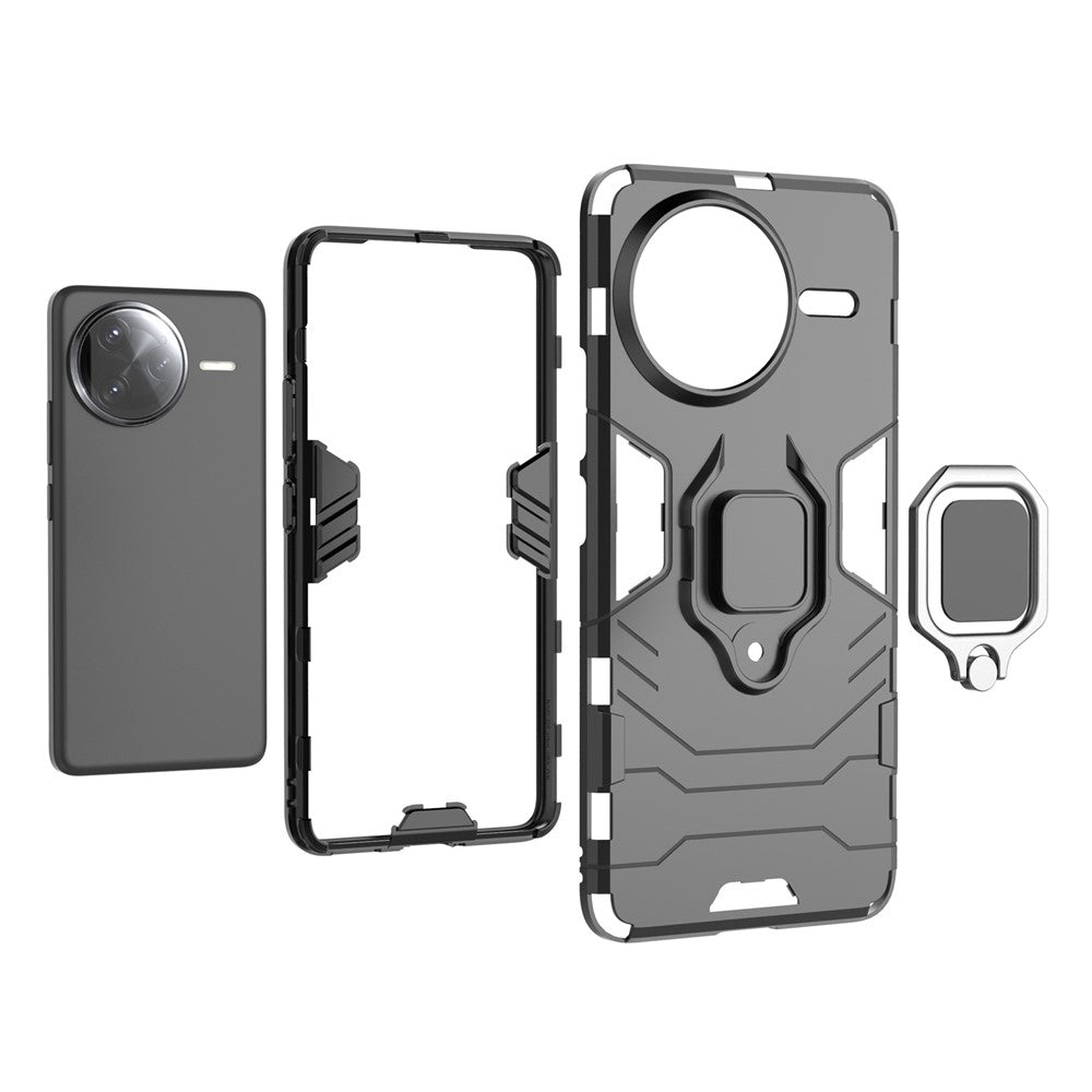 For Xiaomi Poco F7 Ultra 5G / Redmi K80 Pro 5G Case PC+TPU Protective Phone Cover with Ring Kickstand