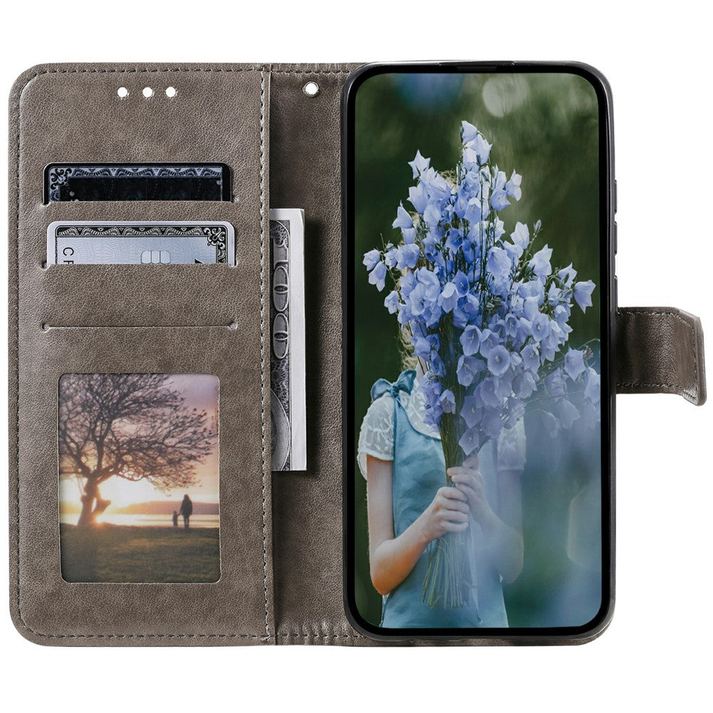For Xiaomi Redmi Note 14 5G Case Imprinted Totem PU Leather Wallet Stand Phone Cover