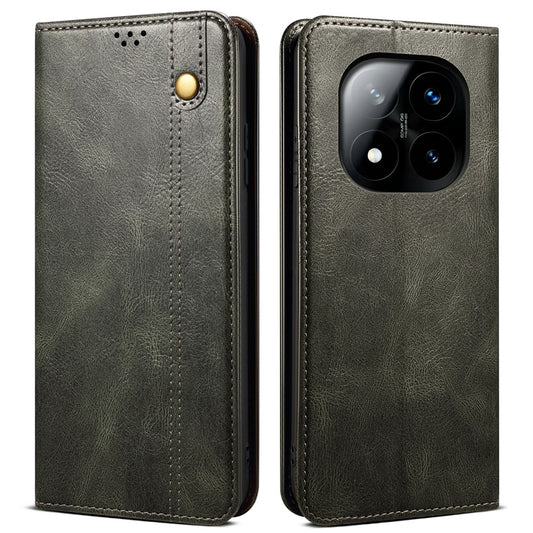 Xiaomi Redmi Note 14 Pro+ 5G Wallet-Handyhülle – Crazy Horse Textur Waxy Leder Standfunktion