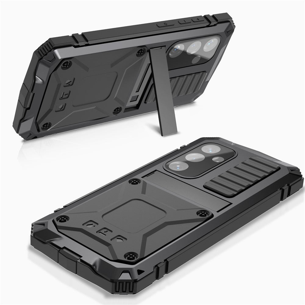Galaxy S25 Schutzhülle – Stoßfest, staubdicht, mit gehärtetem Glas & Ständer