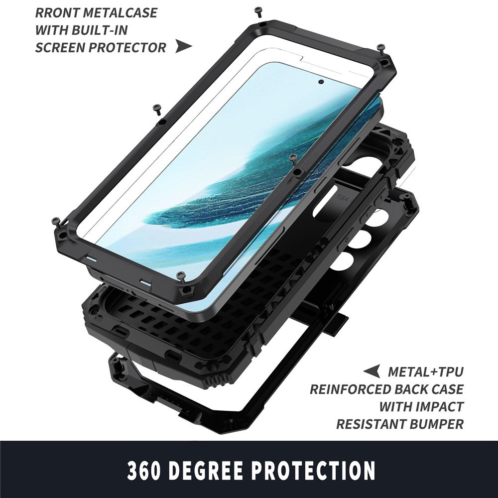 Galaxy S25 Plus Schutzhülle – Stoßfest, staubdicht, mit gehärtetem Glas & Ständer