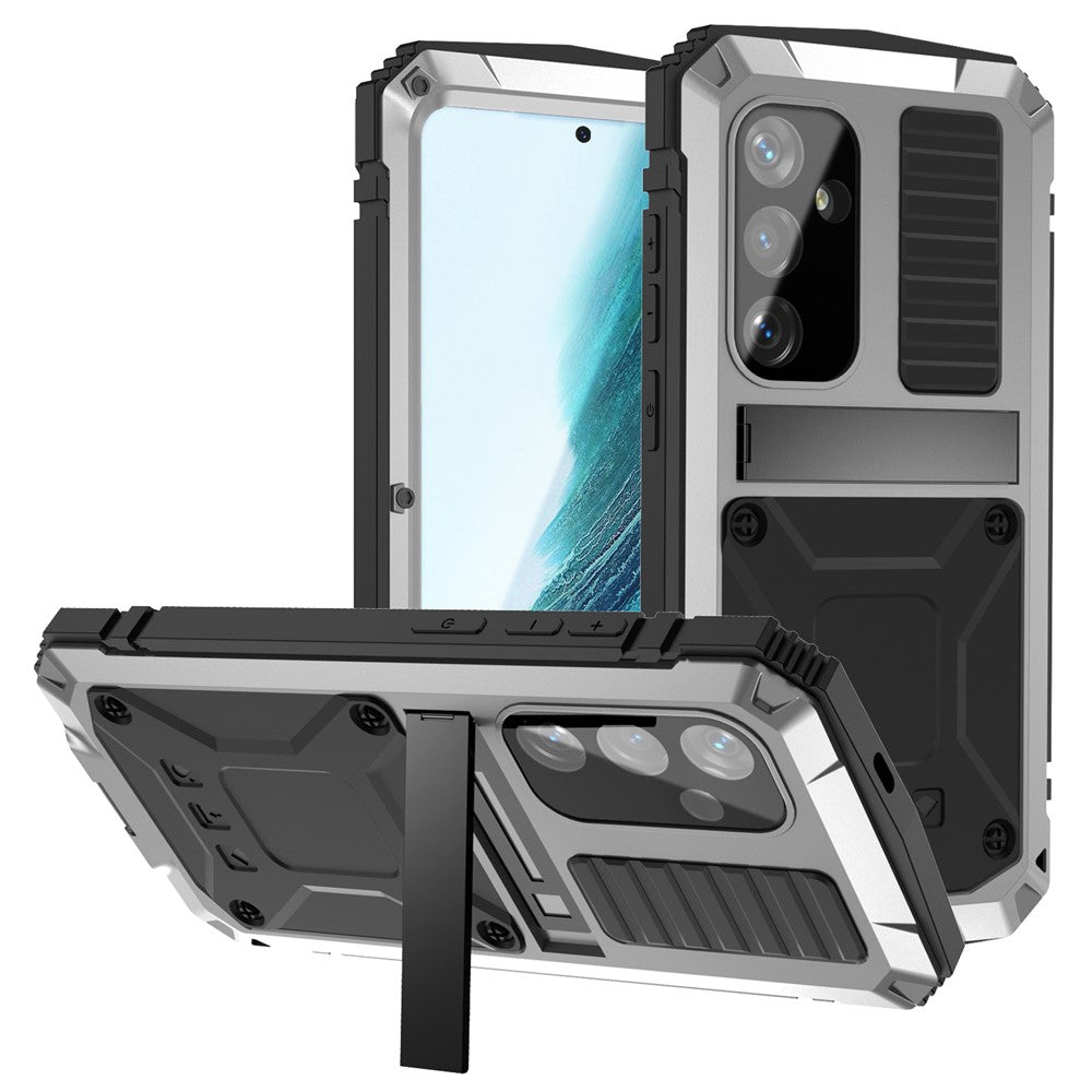 Galaxy S25 Plus Schutzhülle – Stoßfest, staubdicht, mit gehärtetem Glas & Ständer