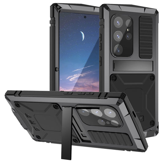 Galaxy S25 Ultra Schutzhülle – Stoßfest, staubdicht, mit gehärtetem Glas & Ständer