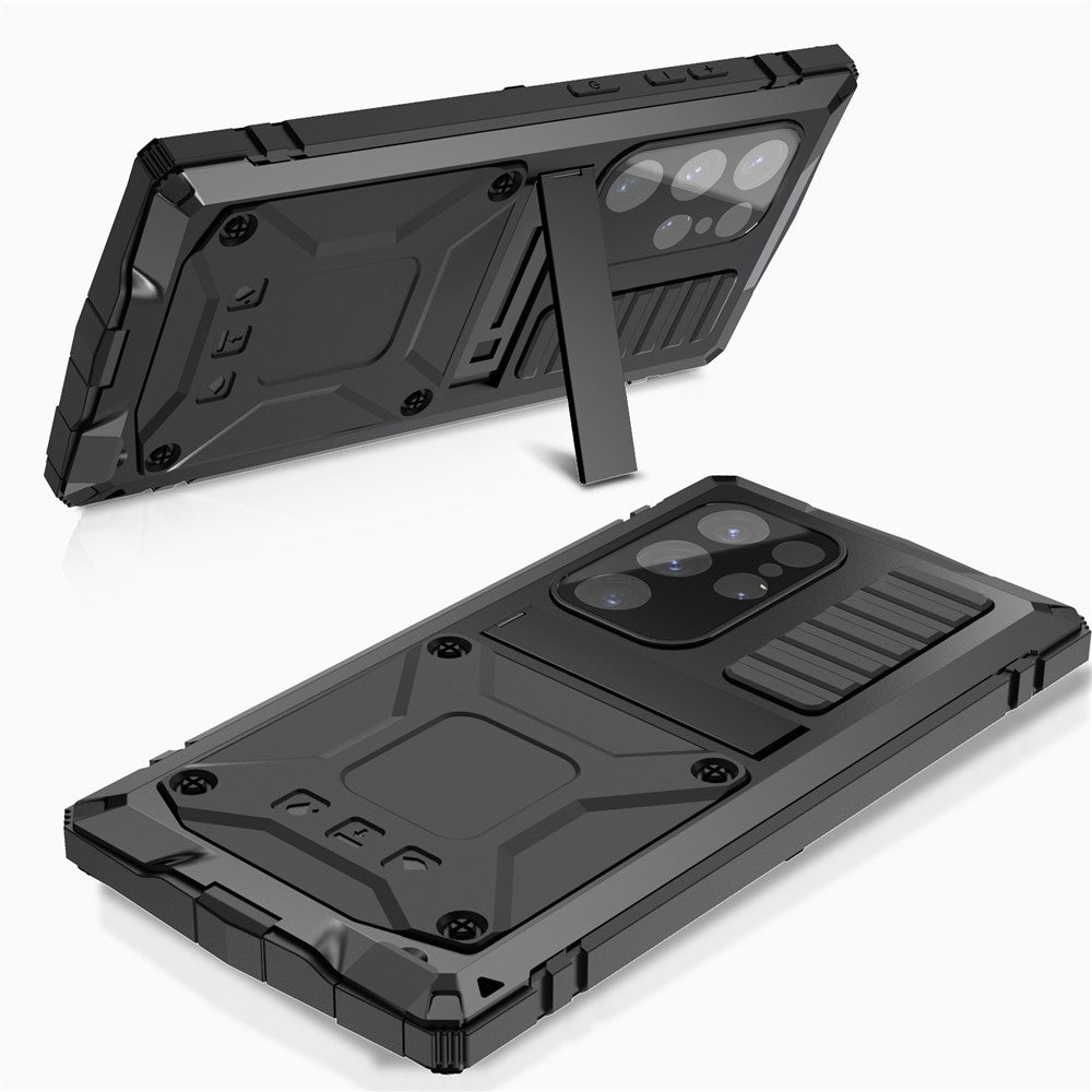 Galaxy S25 Ultra Schutzhülle – Stoßfest, staubdicht, mit gehärtetem Glas & Ständer