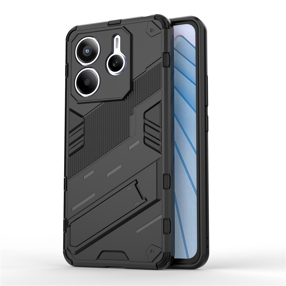 For Xiaomi Redmi Note 14 5G Case PC + TPU Shockproof Phone Cover with Kickstand