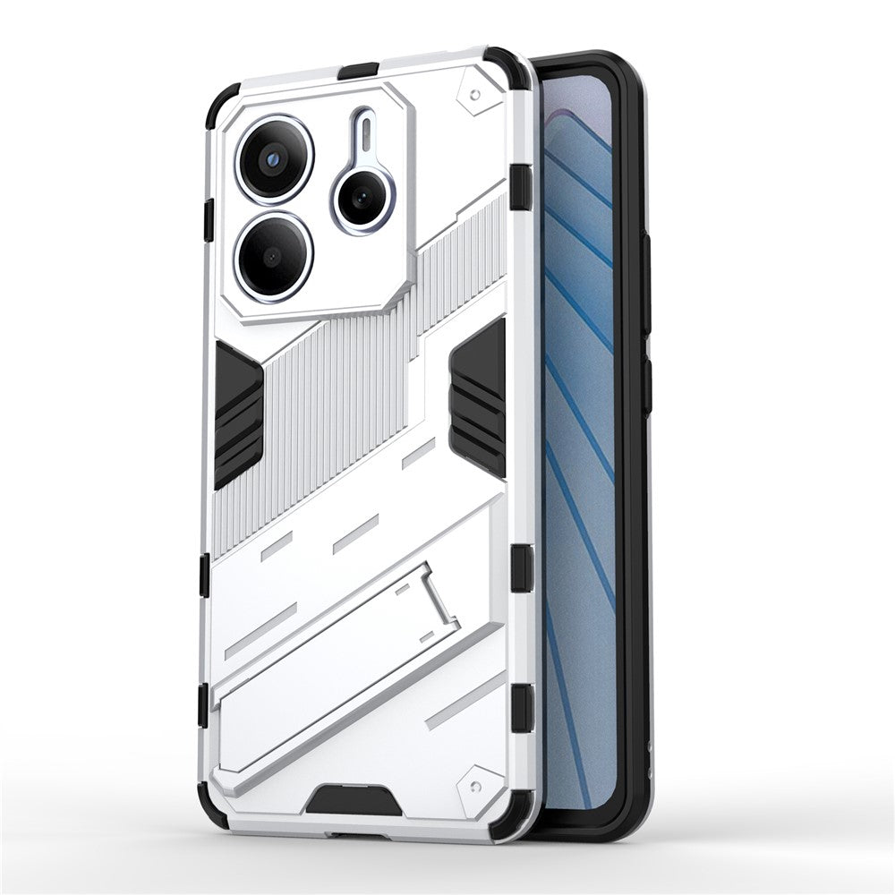 For Xiaomi Redmi Note 14 5G Case PC + TPU Shockproof Phone Cover with Kickstand