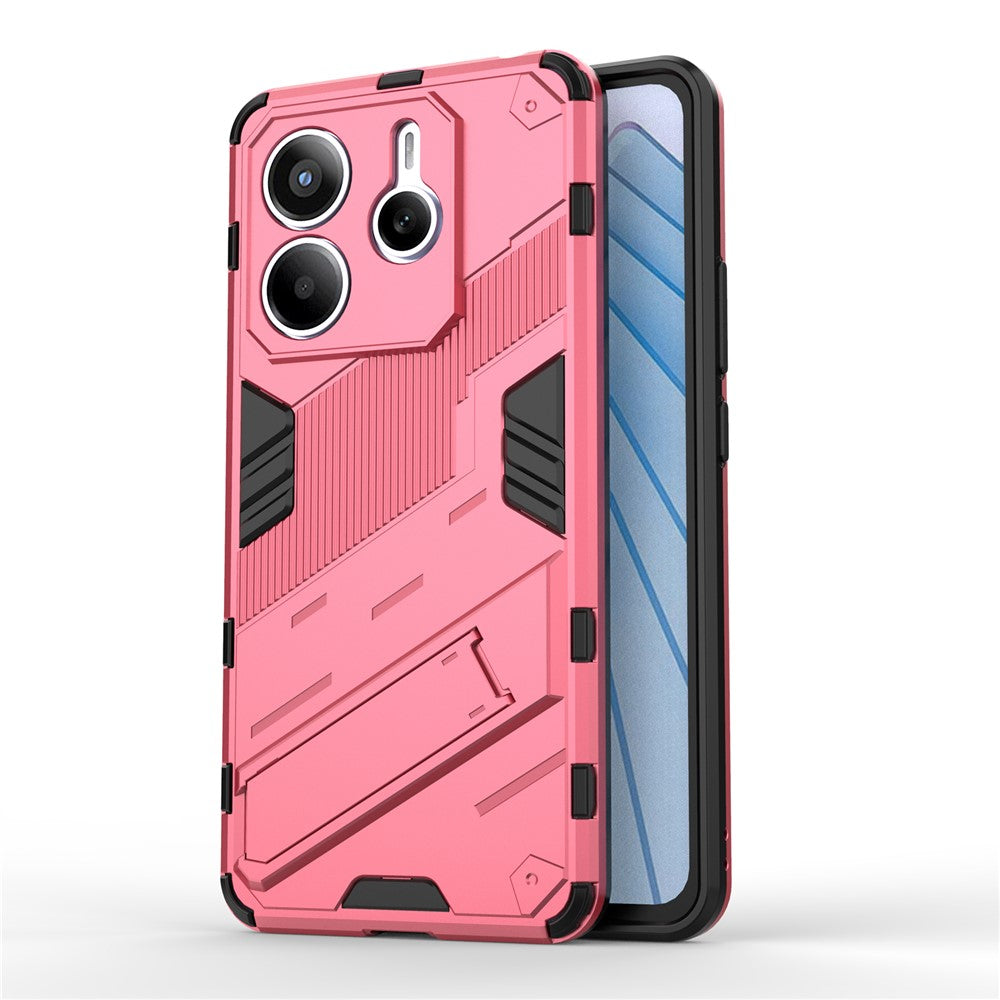 For Xiaomi Redmi Note 14 5G Case PC + TPU Shockproof Phone Cover with Kickstand