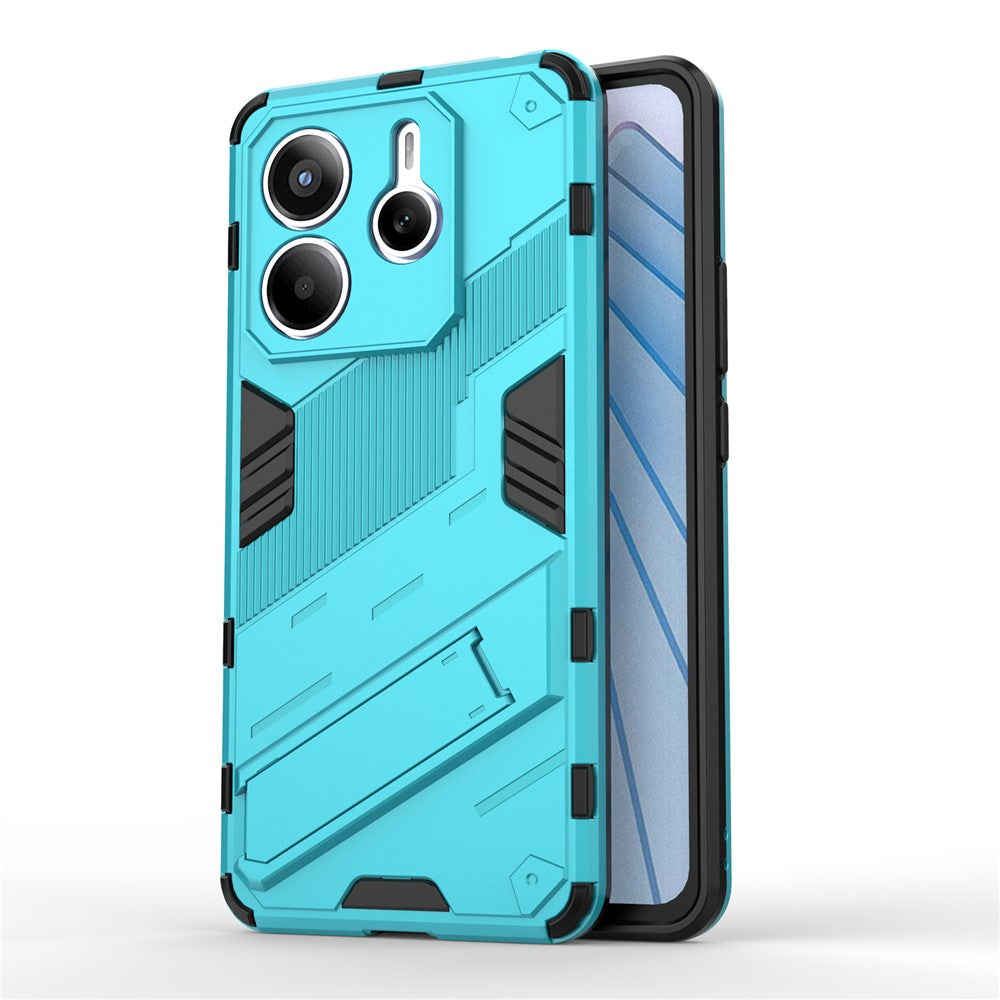 For Xiaomi Redmi Note 14 5G Case PC + TPU Shockproof Phone Cover with Kickstand