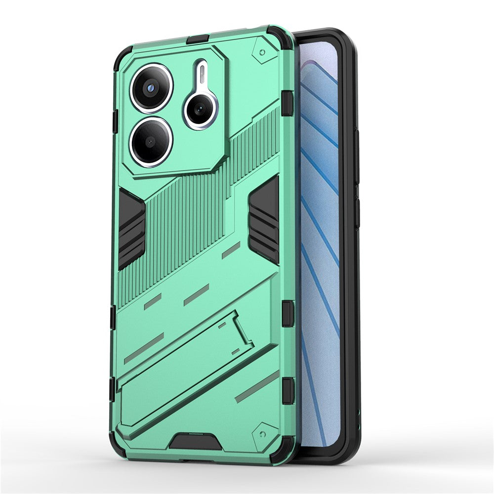 For Xiaomi Redmi Note 14 5G Case PC + TPU Shockproof Phone Cover with Kickstand