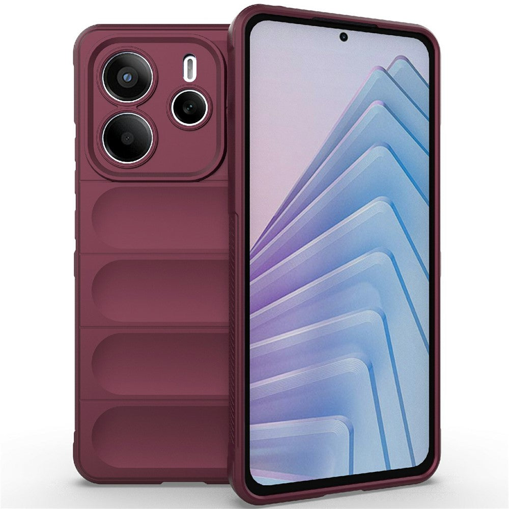 For Xiaomi Redmi Note 14 5G Case Anti-Drop Soft TPU Rugged Phone Back Cover