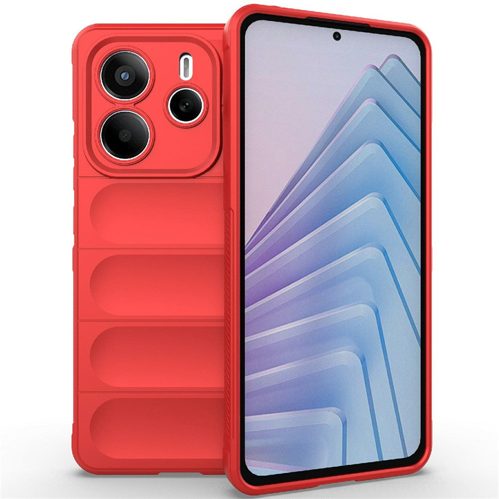 For Xiaomi Redmi Note 14 5G Case Anti-Drop Soft TPU Rugged Phone Back Cover