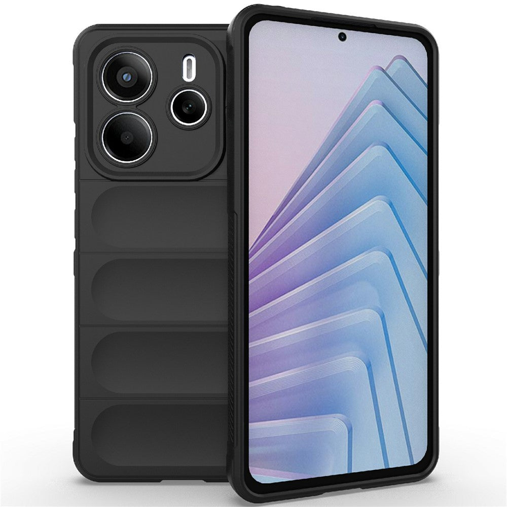 For Xiaomi Redmi Note 14 5G Case Anti-Drop Soft TPU Rugged Phone Back Cover