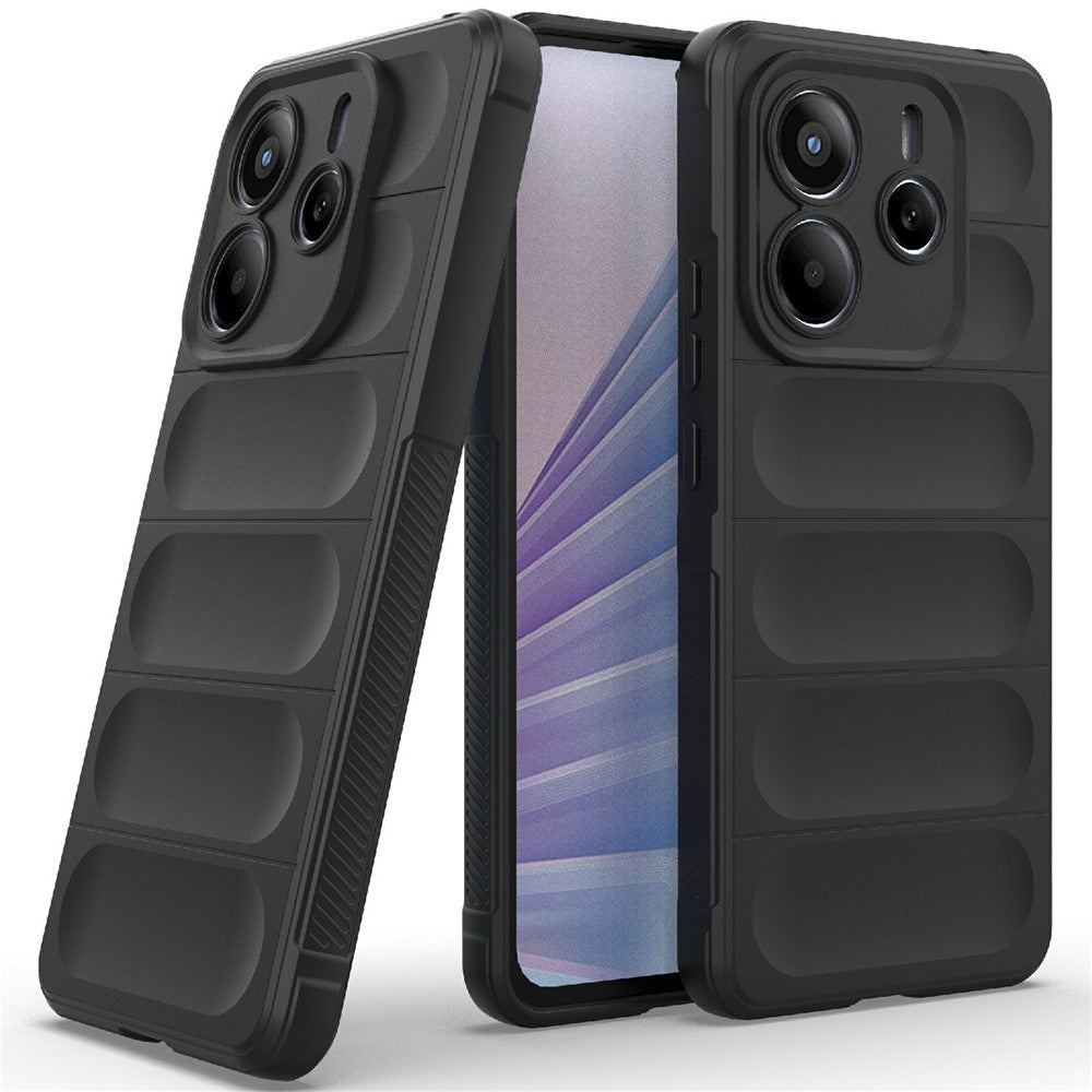 For Xiaomi Redmi Note 14 5G Case Anti-Drop Soft TPU Rugged Phone Back Cover