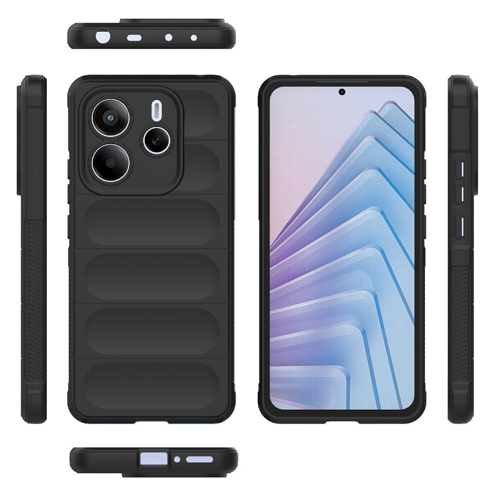 For Xiaomi Redmi Note 14 5G Case Anti-Drop Soft TPU Rugged Phone Back Cover
