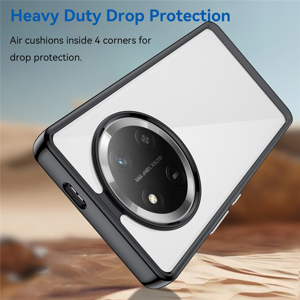 Honor X9c 5G / Magic7 Lite 5G / X60 Pro 5G Transparente Handyhülle – Stoßfeste Rückseite, aus TPU & Acryl
