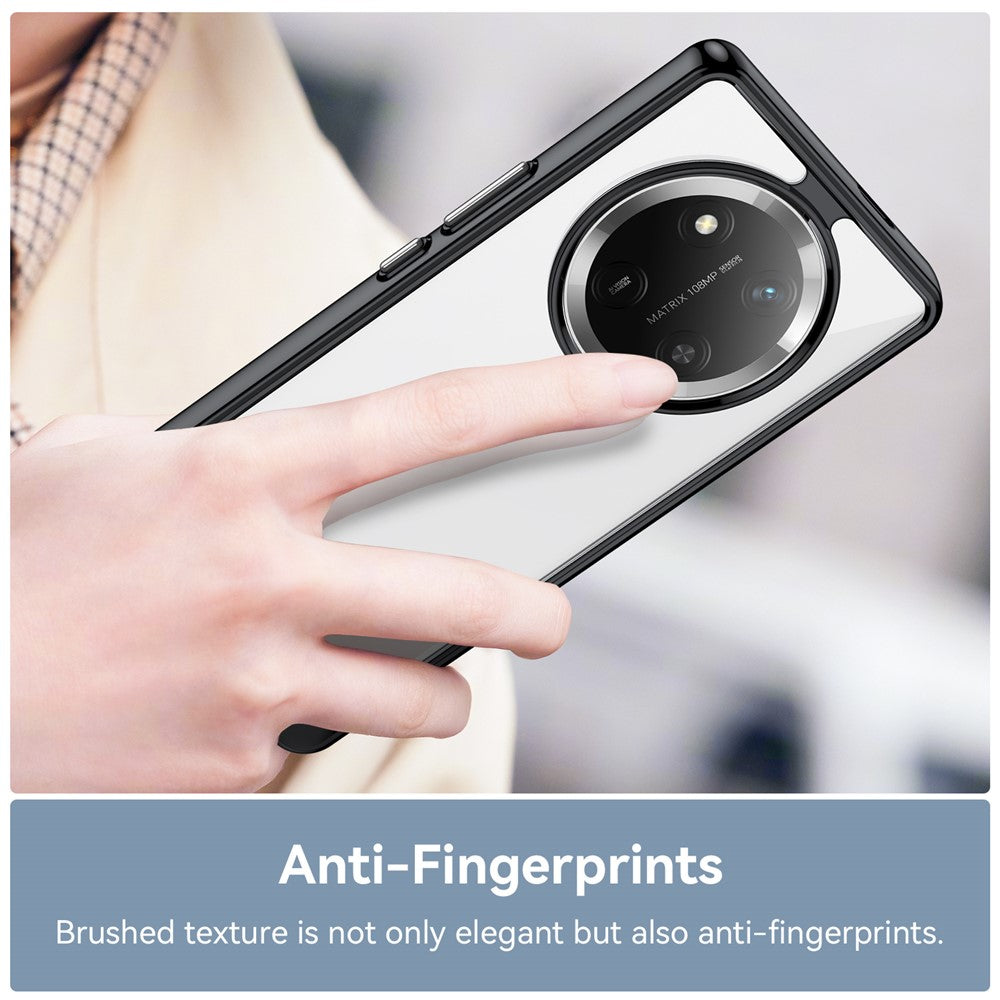 Honor X9c 5G / Magic7 Lite 5G / X60 Pro 5G Transparente Handyhülle – Stoßfeste Rückseite, aus TPU & Acryl