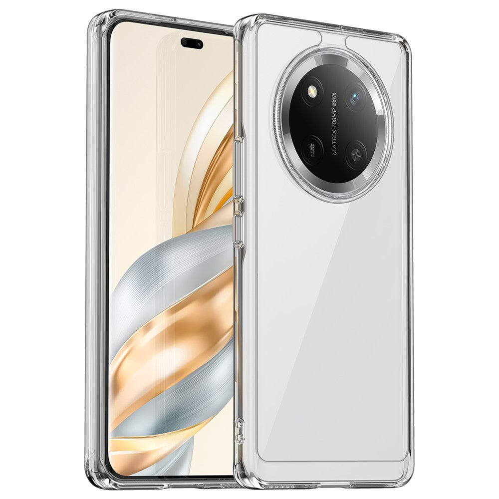 Honor X9c 5G / Magic7 Lite 5G / X60 Pro 5G Transparente Handyhülle – Stoßfeste Rückseite, aus TPU & Acryl