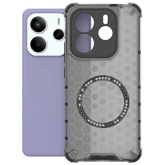 Xiaomi Redmi Note 14 5G Handyhülle – Magnetische im Wabendesign aus TPU + PC
