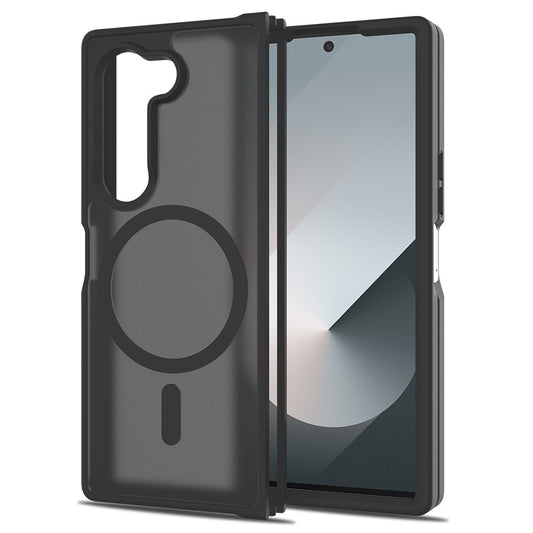 Galaxy Z Fold6 5G – Magnetische Handyhülle aus Acryl und TPU, mit Soft-Touch-Oberfläche
