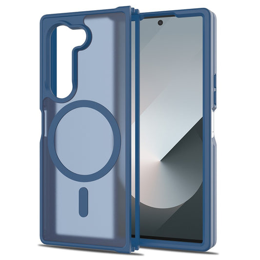 Galaxy Z Fold6 5G – Magnetische Handyhülle aus Acryl und TPU, mit Soft-Touch-Oberfläche