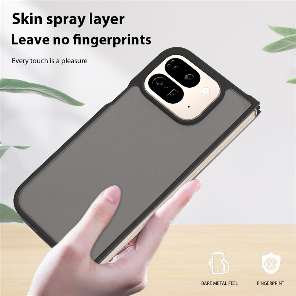 Pixel 9 Pro Fold 5G Schutzhülle – Mit griffiger Rahmenkonstruktion und Acryl-Rückseite