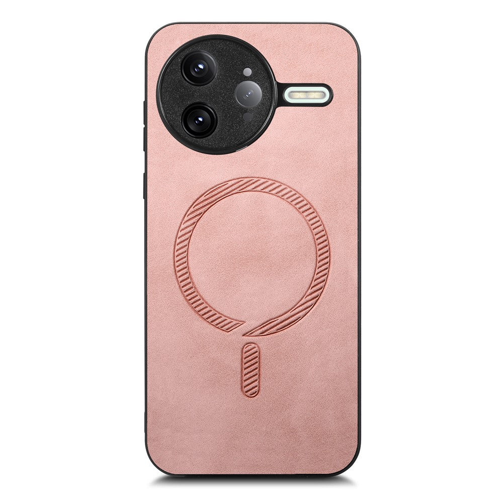 For Xiaomi Poco F7 Ultra 5G / Redmi K80 Pro 5G Leather Back Magnetic Case Skin-Touch Phone Cover