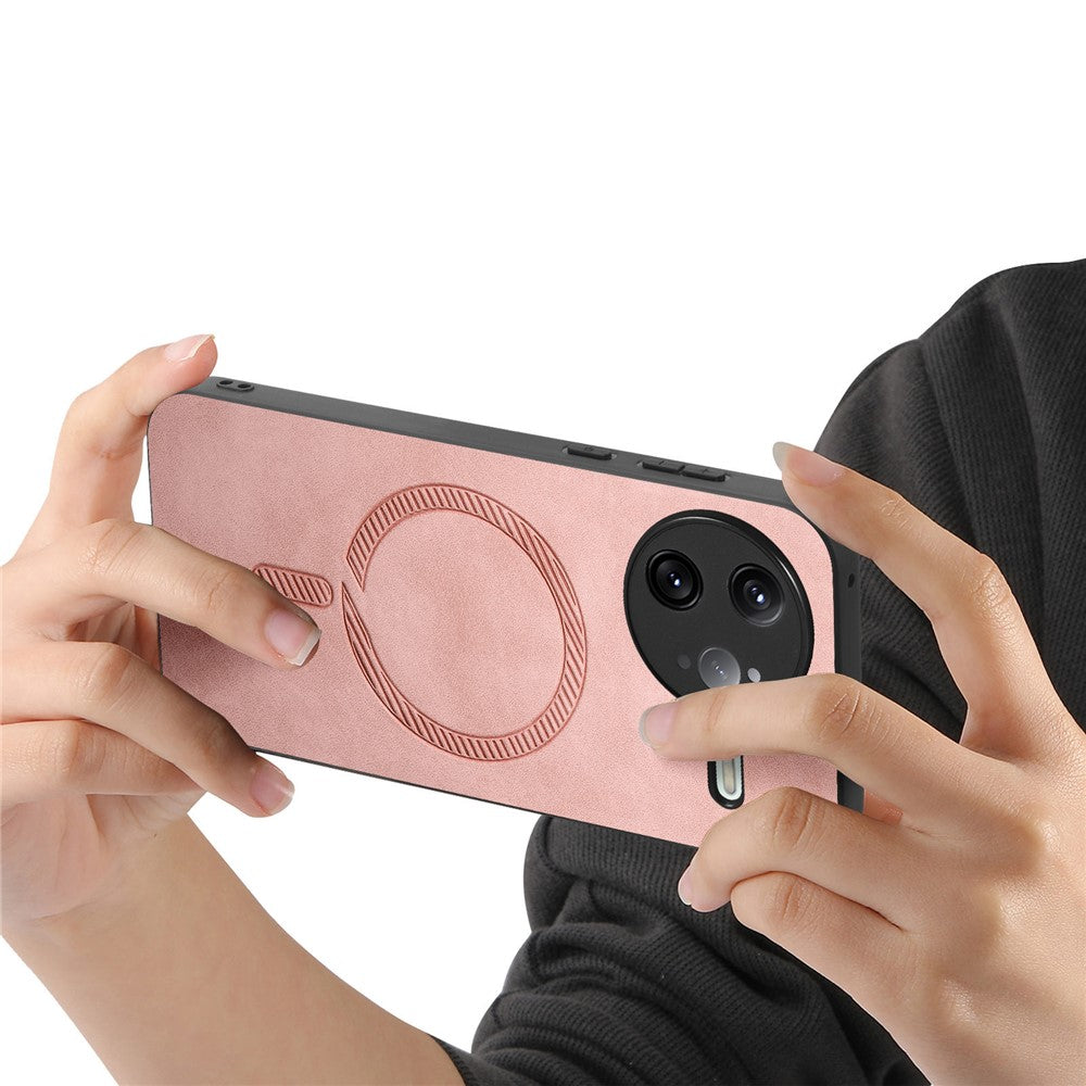 For Xiaomi Poco F7 Ultra 5G / Redmi K80 Pro 5G Leather Back Magnetic Case Skin-Touch Phone Cover
