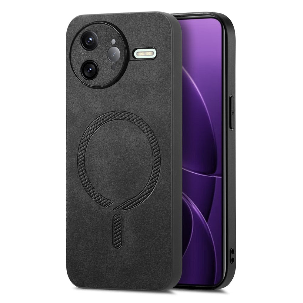 For Xiaomi Poco F7 Ultra 5G / Redmi K80 Pro 5G Leather Back Magnetic Case Skin-Touch Phone Cover