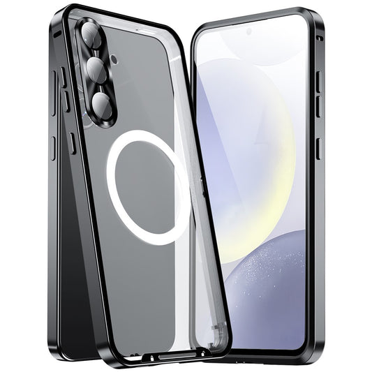 Galaxy S25 Plus Magnetische Hülle mit Metallkante & Kameraschutz