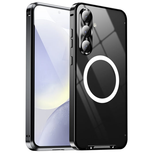 Galaxy S25 Magnetische Hülle mit Metallkante & Kameraschutz