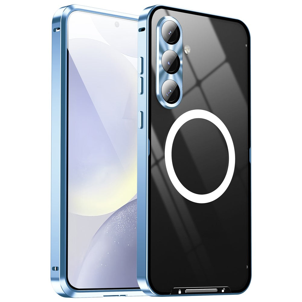 Galaxy S25 Magnetische Hülle mit Metallkante & Kameraschutz