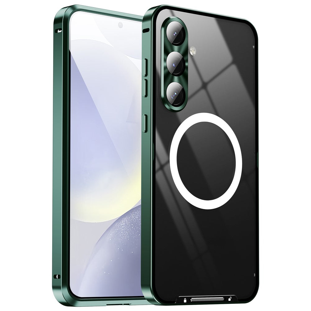 Galaxy S25 Magnetische Hülle mit Metallkante & Kameraschutz