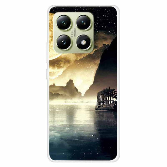 Xiaomi 14T Handyhülle – TPU- mit Musterdruck, Fallschutz-Telefon-Rückseite