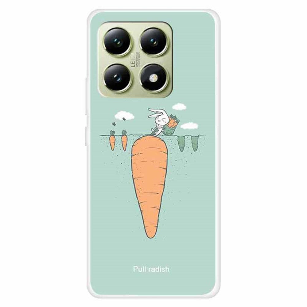 For Xiaomi 14T TPU Case Pattern Printing Anti-Drop Phone Back Cover