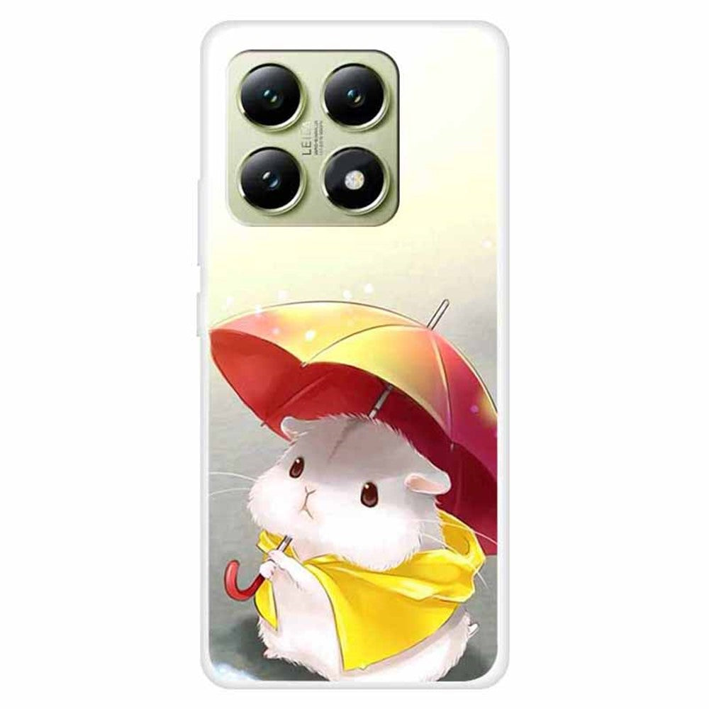 For Xiaomi 14T TPU Case Pattern Printing Anti-Drop Phone Back Cover