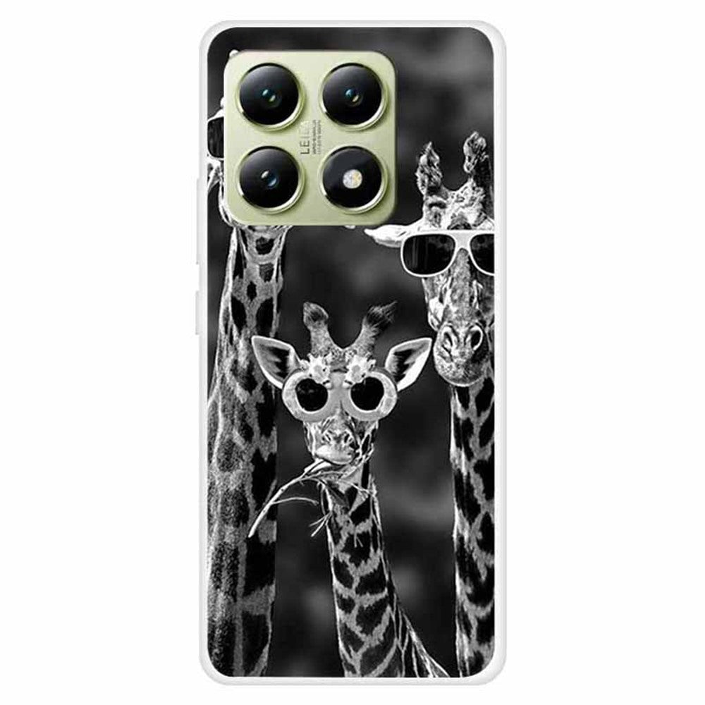 For Xiaomi 14T TPU Case Pattern Printing Anti-Drop Phone Back Cover